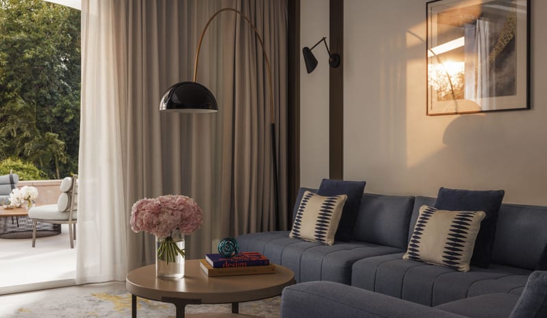 Family Garden Suite, Living Room Terrace Detail